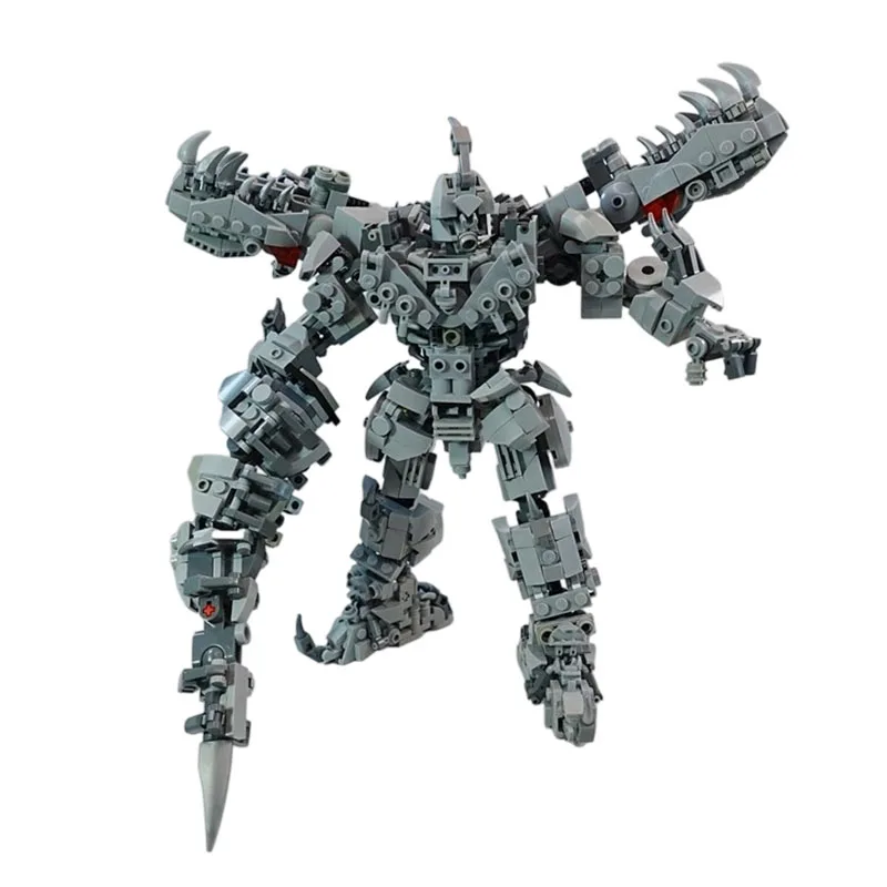 1075PCS NEUE Transforming Roboter Schlacht Mecha Action-figuren Technische Modell Bausteine Ziegel Kreative Montage Spielzeug Junge Geschenk