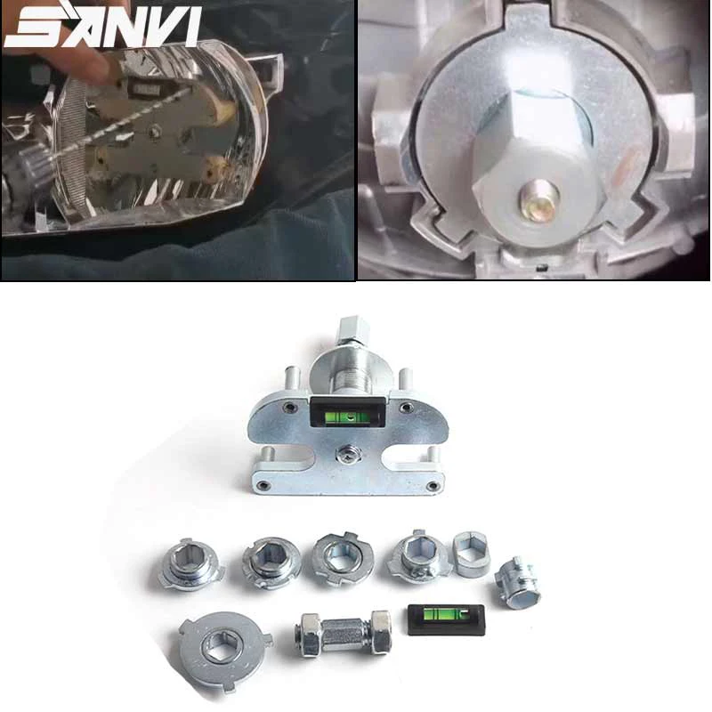 Montage Platte Mould Scheinwerfer Nachrüstung Werkzeug Für Koito Q5/Hella 3R G5 Projektor Linsen H1 H4 H7 H11 D2 9005 9006 auto Tuning DI