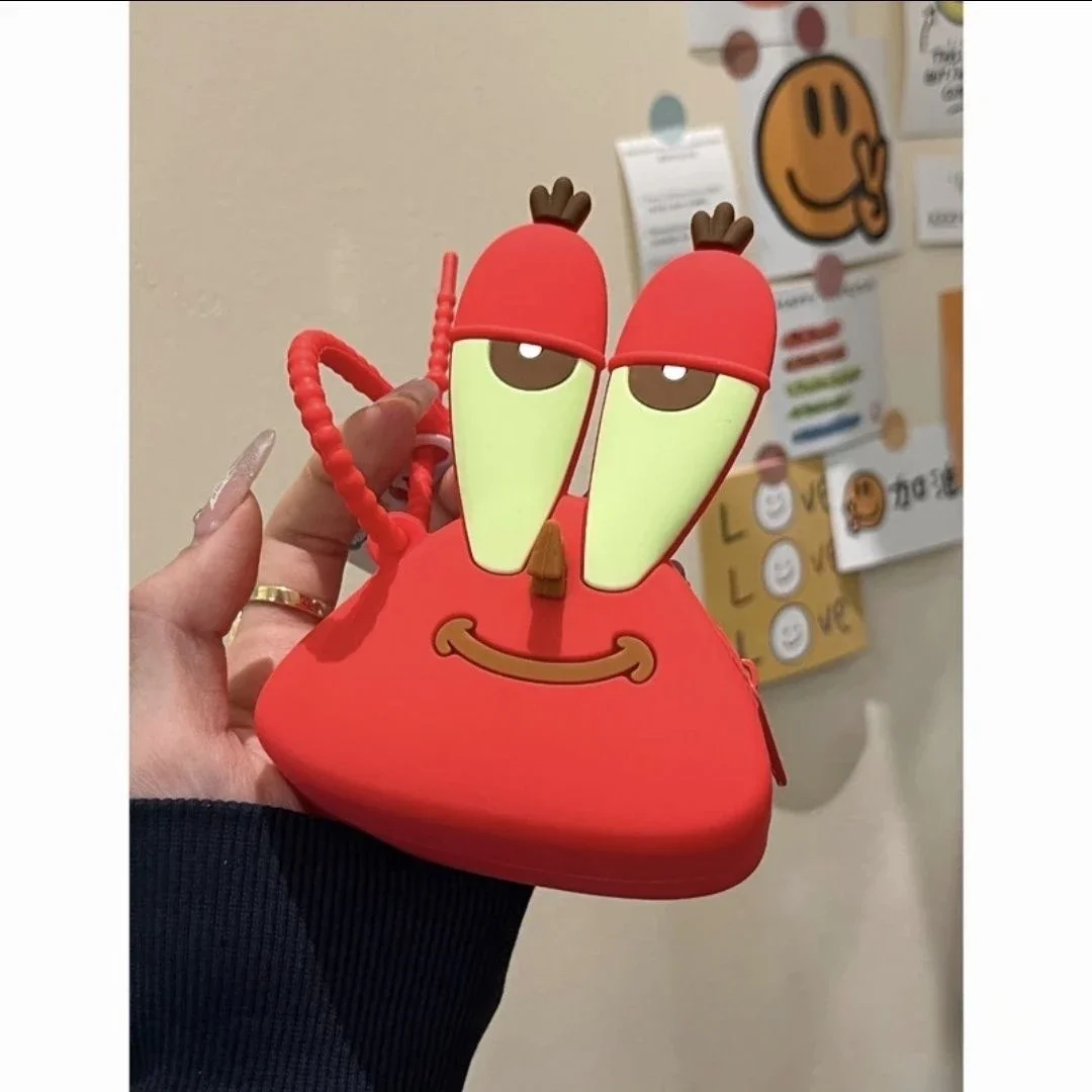 Spongebo Krabs Licensed Coin Purse/backpack Headphone Bag