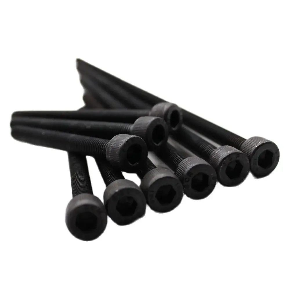 Sekrup Tutup Kepala Soket Baut Allen M7 Panjang 10Mm Hingga 200Mm Tarik Tinggi Berulir Penuh 12.9