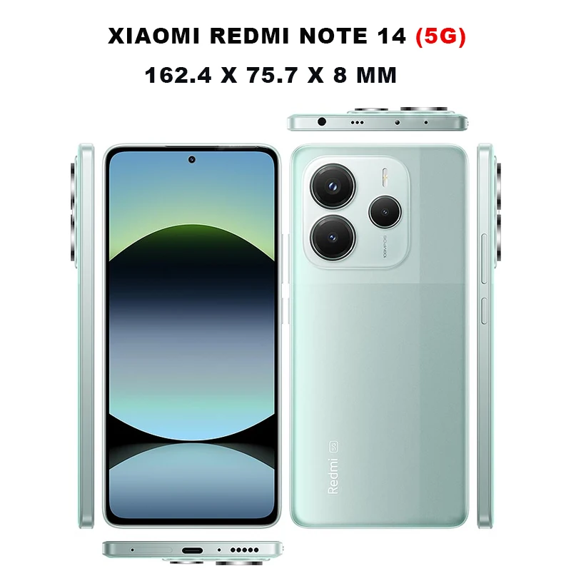 Oleophobes Schutzglas für Xiaomi Redmi Note 14, blendfreier Displayschutz aus gehärtetem Glas – Detail 1