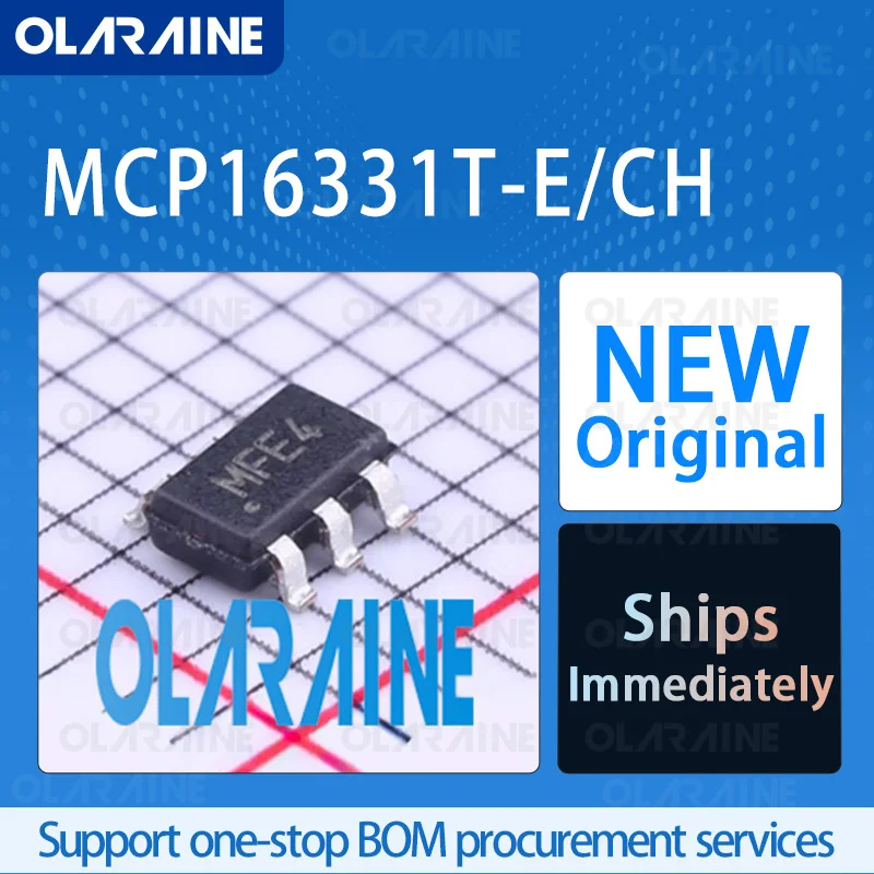 

5/10/100Pcs MCP16331T-E/CH SOT-23-6 original ic chip Switching regulators RoHS 1 Output Voltage 24 V Current 500 mA