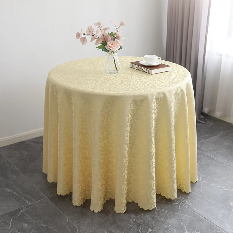 Hochzeits-Tischdecke mit Jacquard-Luxus muster, Hotel-Dinner-Zimmer, Geburtstags feier Dekoration, schönes Design, langlebig – Detail 21