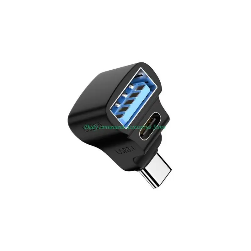 

97QB Type C к типу C USB -адаптер 20 Гбит / с скорости данных с быстрой зарядкой 100 Вт для профессиональных пользователей