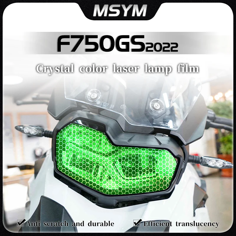 

Motorcycle Headlight and taillight film honeycomb laser sticker protective film accessories For BMW F750GS F750 GS f 750gs 2022
