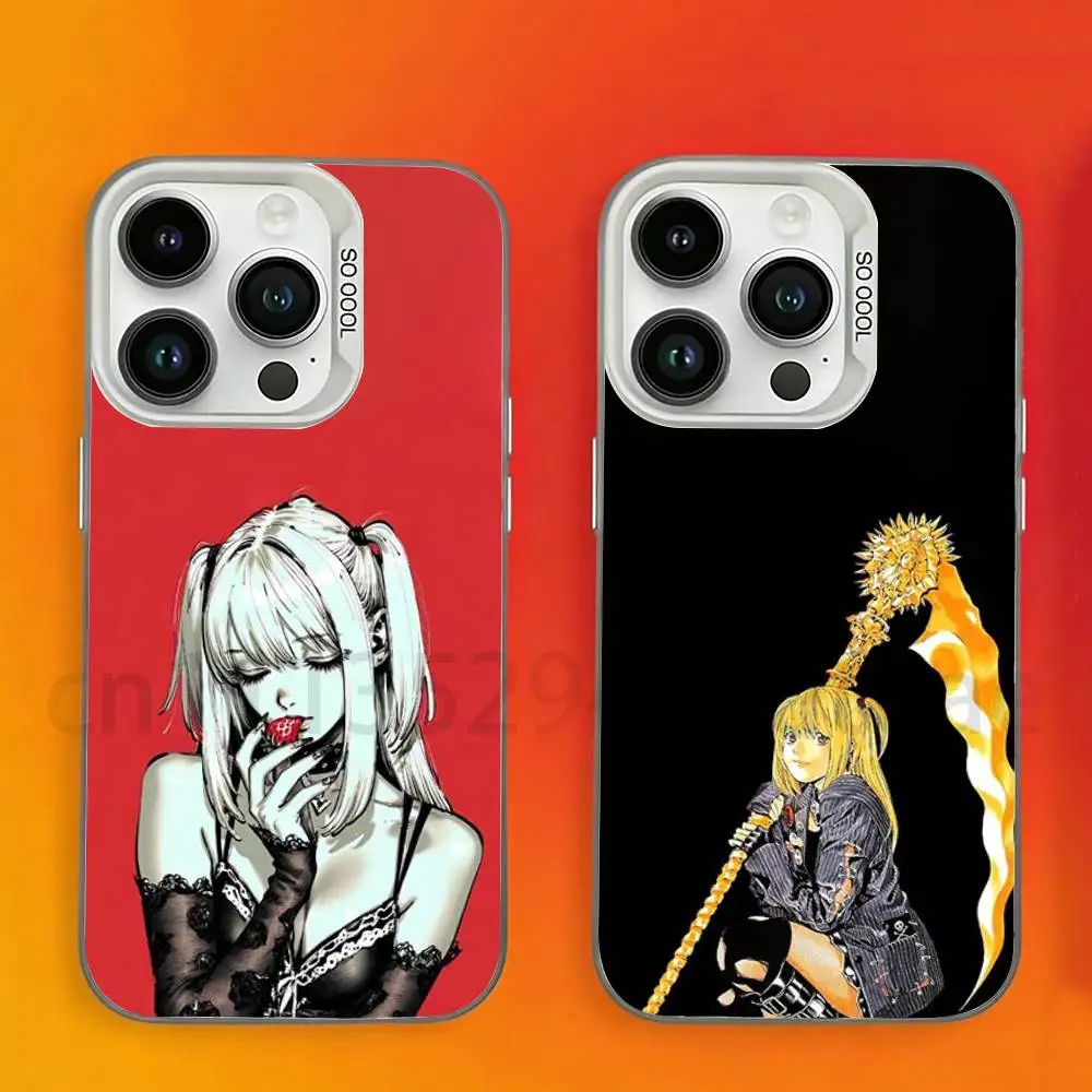 

Misa D-Death N-Note Cross Phone Case For iPhone 17,16,15,14,13,12,11,Pro,Max,Plus,Mini, Anti Fall Matte Hard Bumper