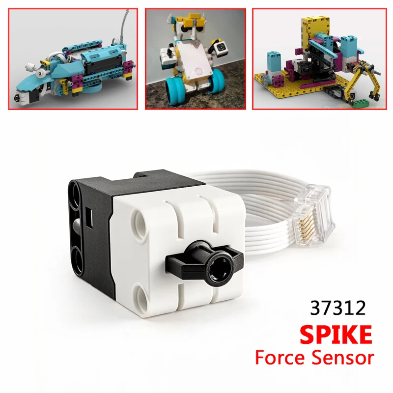 1/2/3PCS SPIKE Electronics Part 37312 Force Sensor 45606 Compatible with SPIKE Prime 45678 Core Set DIY Bricks Educational Toys