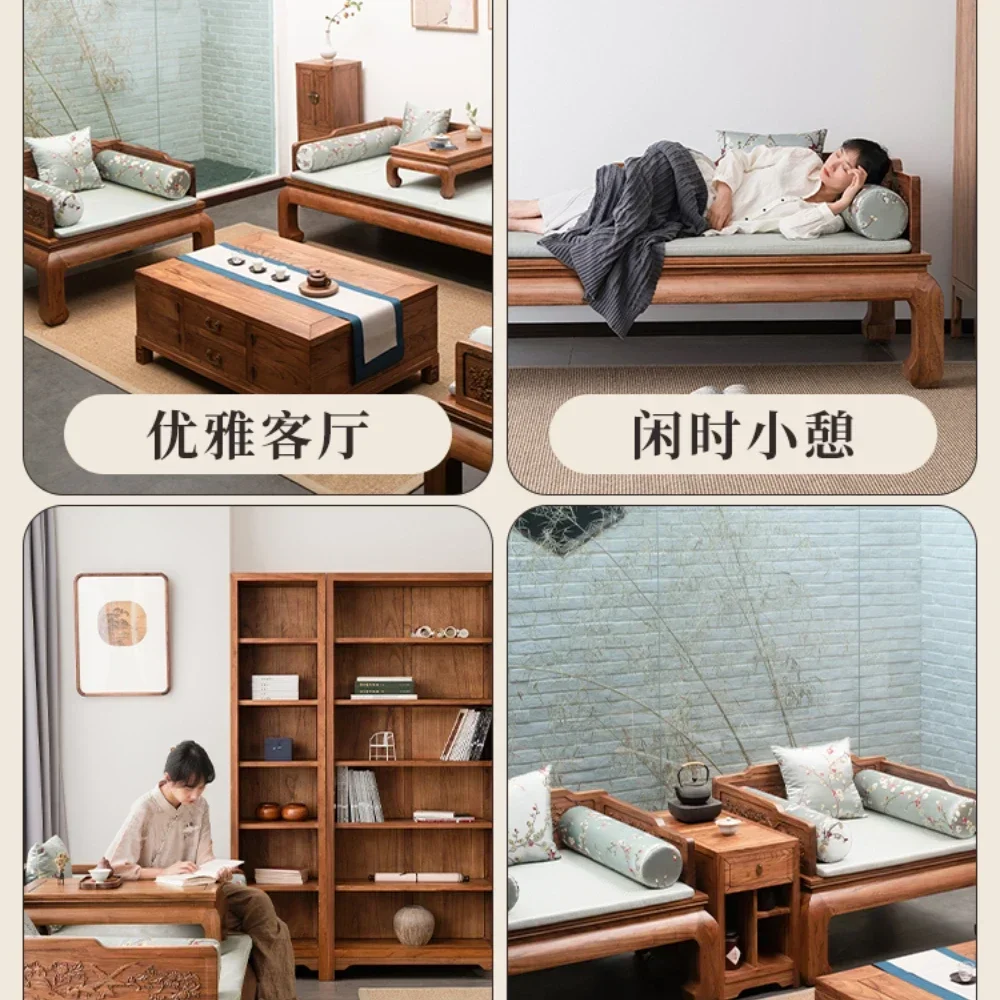 Solid Wood Luohan Bed, Luhan Bed, Living Room Furniture, Ming and Qing Dynasties