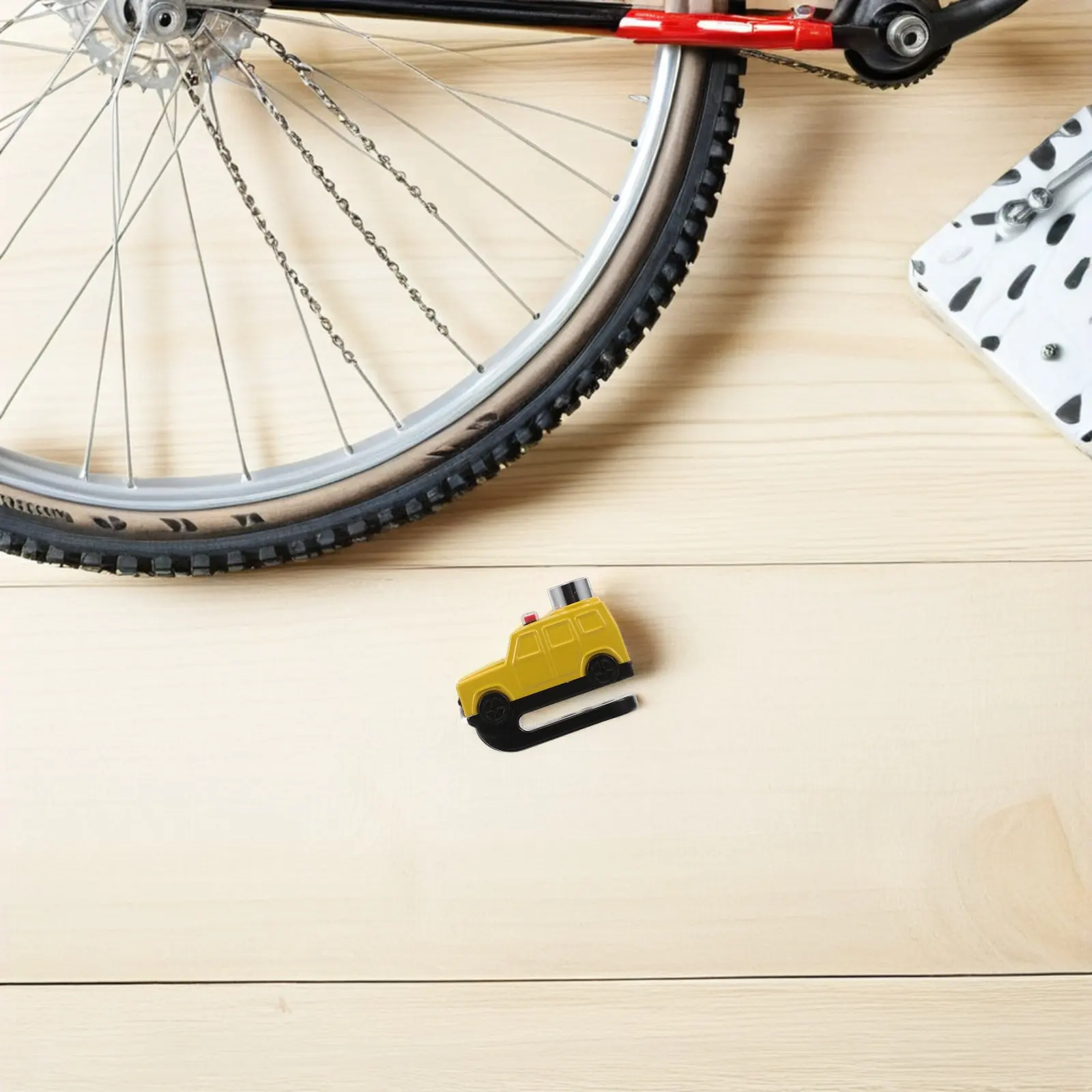 

USB Rechargeable Car Style Lock 110Db Loud Anti-Theft Disc Brake Lock for Bicycle Motorcycle Outdoor Safety Compact