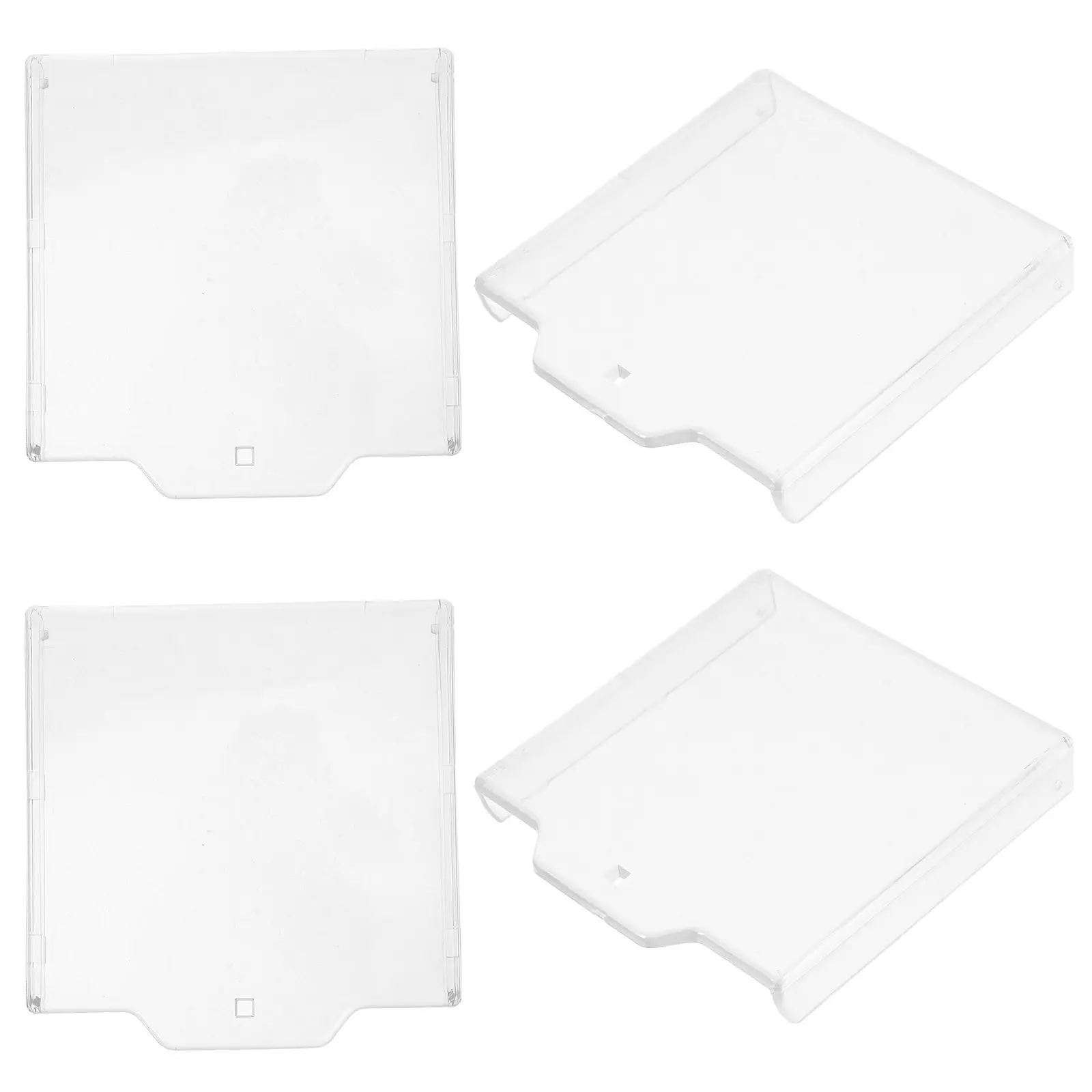 4Pcs Clear Switch Protection Box Fire Alarm for Push Button Stoves Emergency Stop and Power Switches Residential