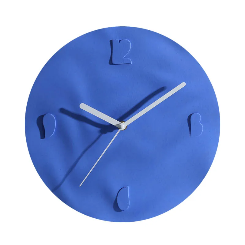 

Wall-mounted living room clock mute cement clock Nordic minimalist wall clock