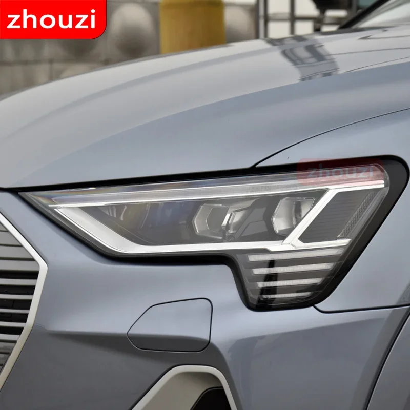 لأودي إترون كواترو 2020 سيارة العلوي تينت الدخان الأسود طبقة رقيقة واقية حماية شفافة ملصق من البولي يوريثان 2 قطعة اكسسوارات #3