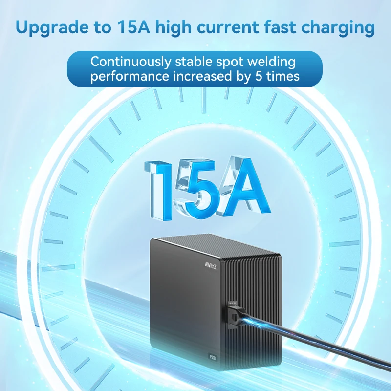 1 مللي متر لحام 99 والعتاد قابل للتعديل المحمولة ماكينة لحام نقطي مع شاشة LCD لإصلاح الهاتف بطارية حزمة لحام #3