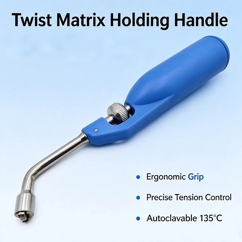 Dentistry Matrix Bands Knob Double-Side Contoured Anatomically Shaped SuperCap Matrix System SuperMat Metal Matrices Refill Tool