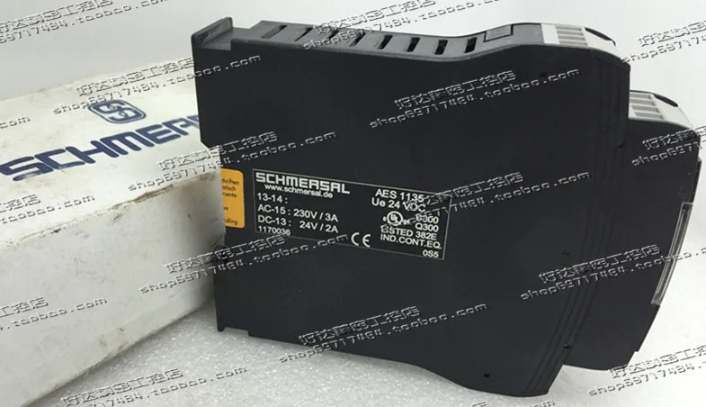 Genuine Original SCHMERSAL Safety Relay AES1135, 24VDC/AC, Made in Germany, In Stock