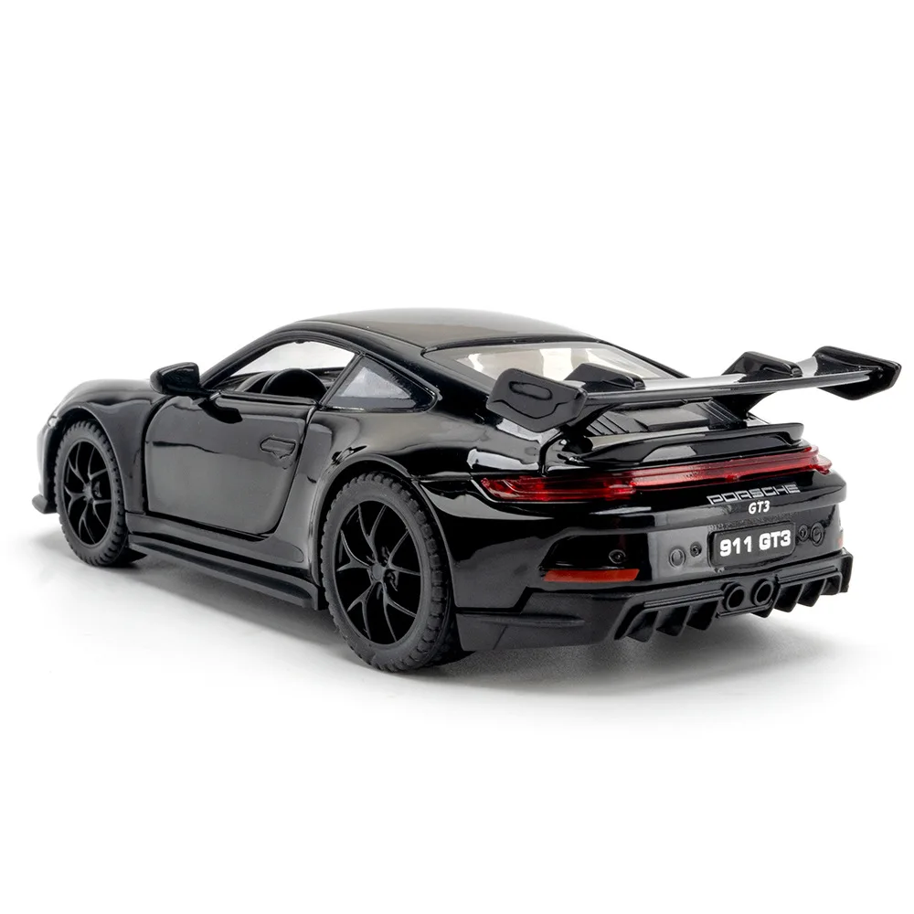 1:32 Porsche 911 GT3 Supercar Alloy Car Model Diecasts Metal Toy Car Sound And Light Boy Kids Toy Collectibles Gift A826