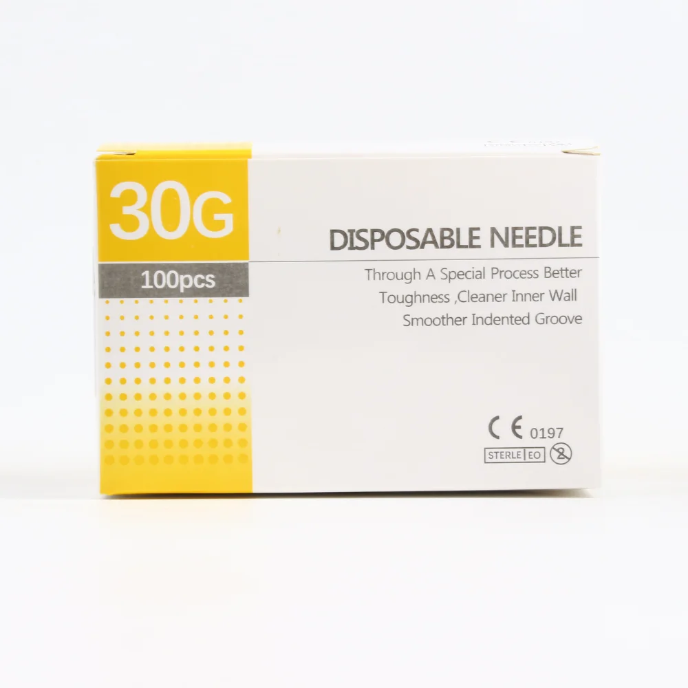 100PCS/BOX Tattoo Small Painless Beauty Needle 30G4MM 30G6MM 30G8MM 30G13MM Superfine Sterile Injector Needle Eyelid Tools