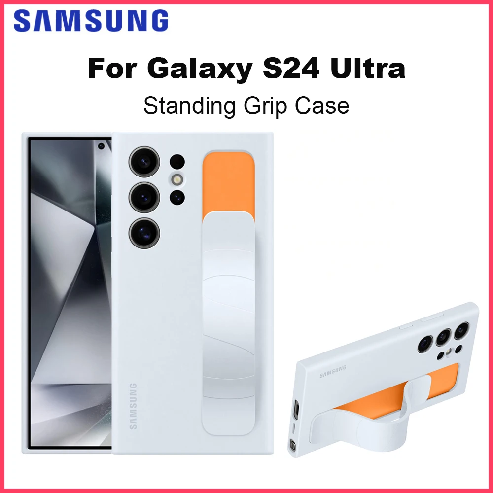 

Original Samsung Galaxy Official S24 Ultra Standing Grip Case Smartphone Case