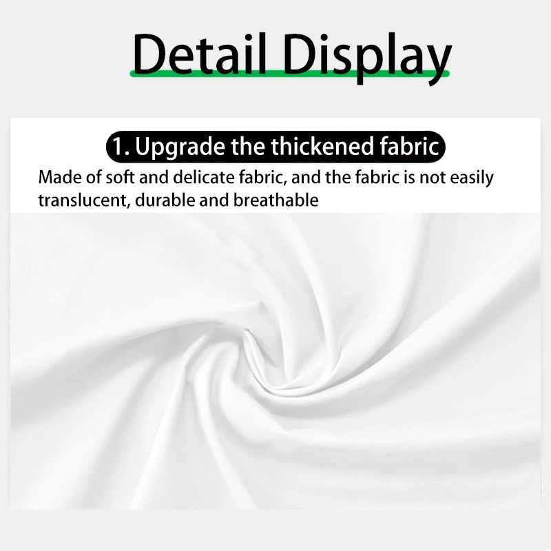 قماش خلفية بيضاء متعددة الوظائف، قابل للكي، قابل للغسل، خلفية بث مباشر قابلة للطي #3