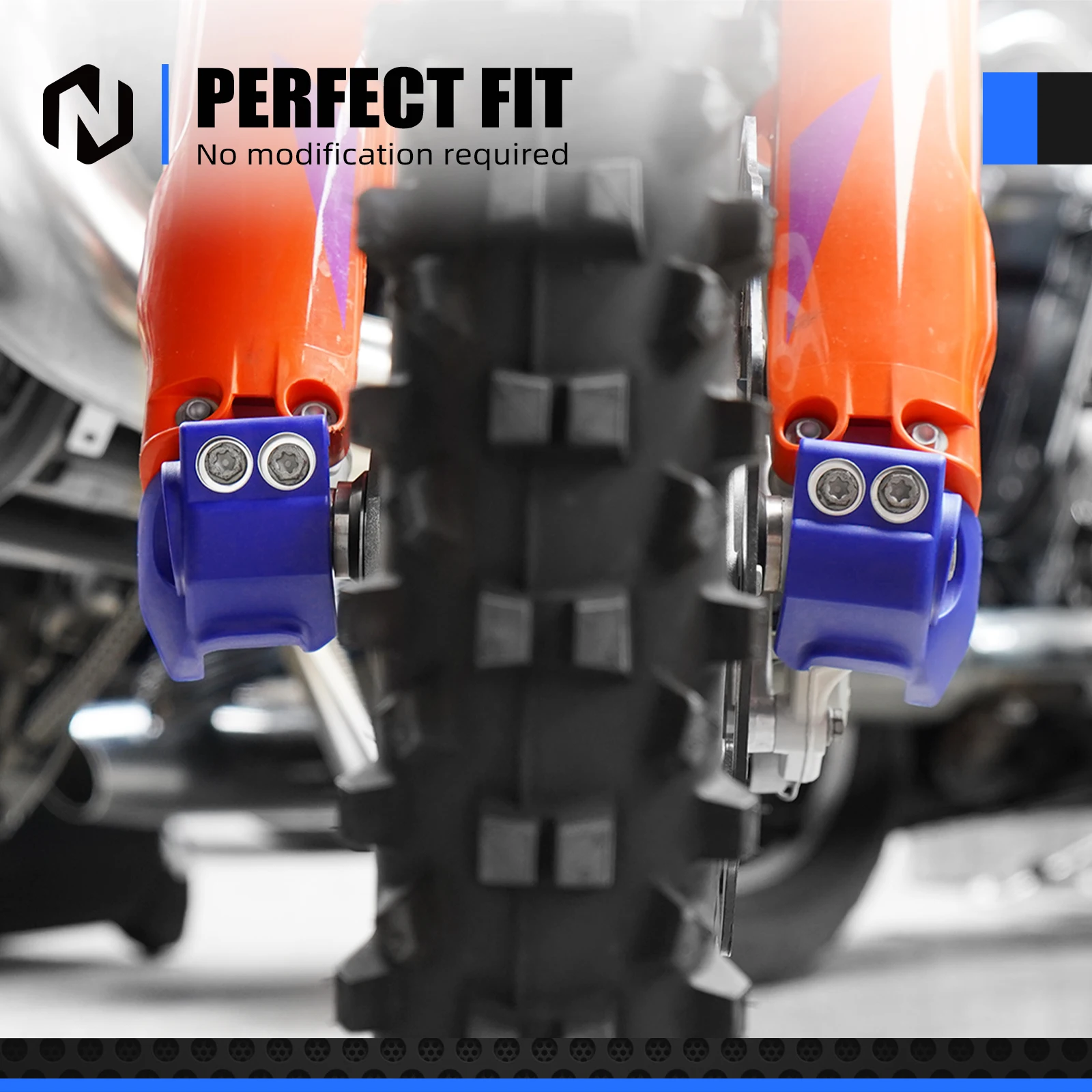 NICECNC Per Husqvarna 2016-2024 TE 300 TE 250 FE 250 FE 350 FE 450 501 TX 300 FX TC FC Motocross Forcella Anteriore Shoe Copertura Della Protezione