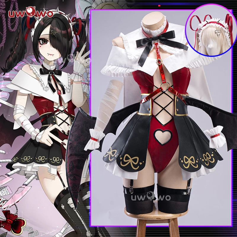 

2025 Ame Cosplay Costume Magical Girl Fanart Halloween Costume for Women Overload Ame-Chan Streamer Game Needyy