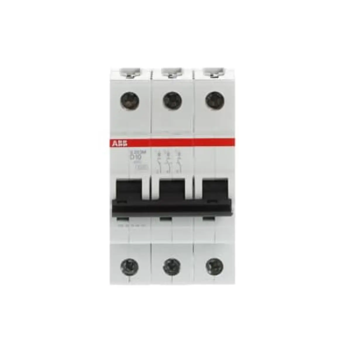 

2CDS273001R0101 S203M-D10 10113499 Миниатюрный автоматический выключатель - S200M - 3P - 10 A - D - (AC) 10 кА