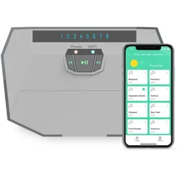 スプリンクラーコントローラー8ゾーンスマート自動散水、wi-fiワイヤレス灌漑、電話によるリモートカスタマイズされた散水ルール