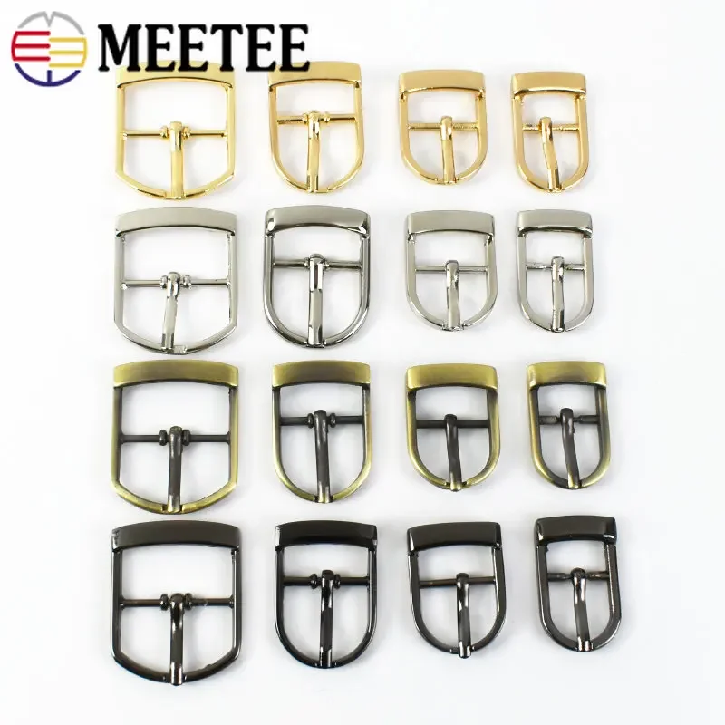 5/10/20Pcs 13/16/20/25mm Metal Buckles for Bag Strap Webbing Belt Pin Buckle Shoes Handbag Adjuster Clasps DIY Accessories