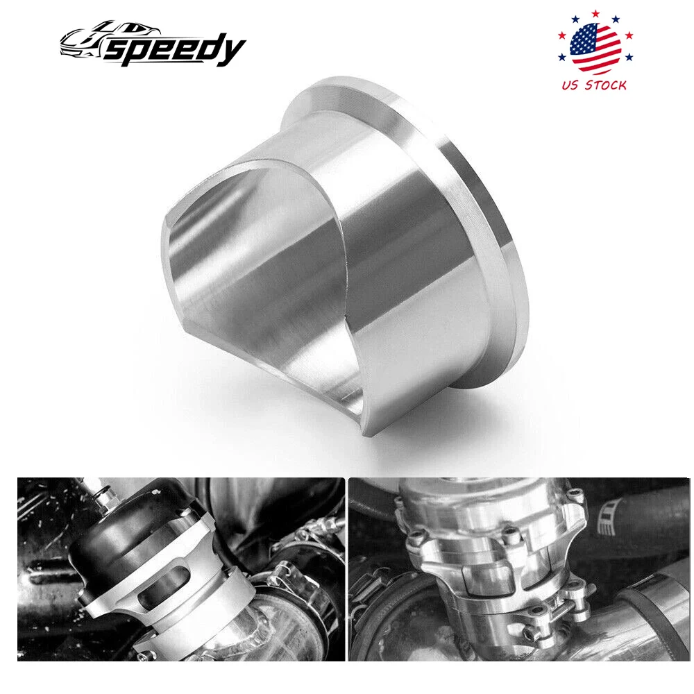 

50mm BOV Turbo Blow Off Valve Weld-On Aluminum V-Band Flange For TiAL BV50 Q QR Sliver BOV-1053