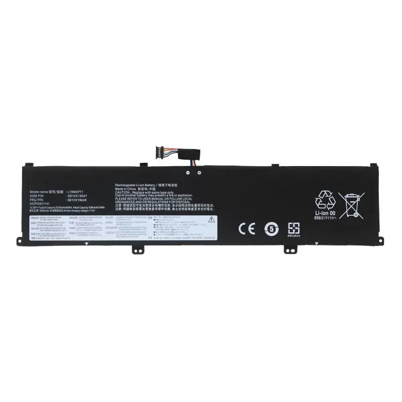 15.36V 80Wh L19C4P71 L19M4P71 L19L4P71 Laptop Battery for Lenovo ThinkPad P1 X1 Extreme 3rd Gen 20TH 20TJ 20TK 20TL TP00099D