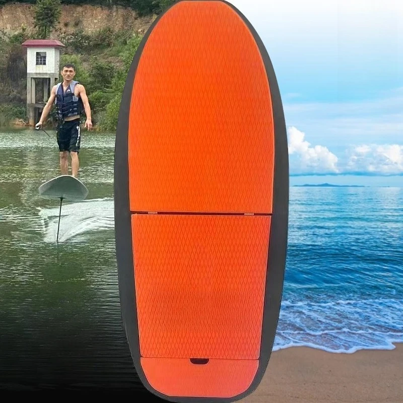 Wireless Remote Control Carbon Fiber Hydrofoil Electric Surfboard Unisex 8kwh Motor Power Water Sports Ocean Waters Efoil Wood