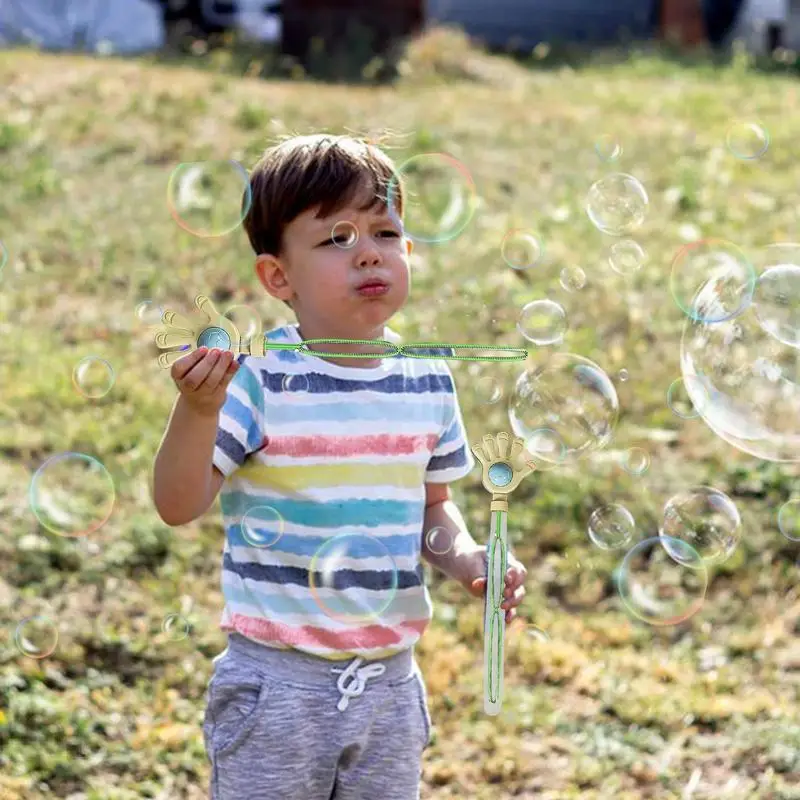 Bubble Blower Toy 10x Handheld Bubble Wands Assortment Party Favors Toys Outdoor Entertainment Activity For Boys And Girls