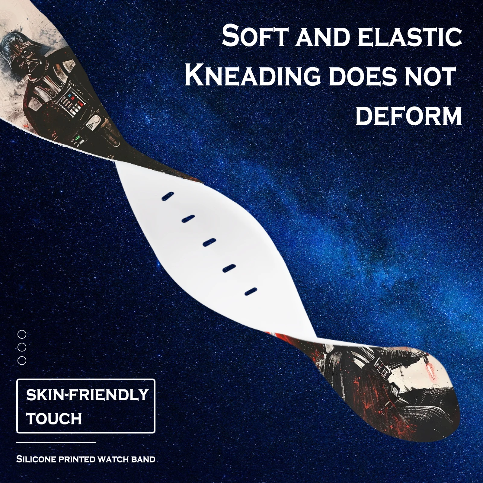 حزام ساعة مطبوع من سلسلة ديزني مناسب لساعة أبل 11/10/9/8 حزام من السيليكون قابل للاستبدال iWatch 46 ملم/44 ملم/42 ملم/41 ملم