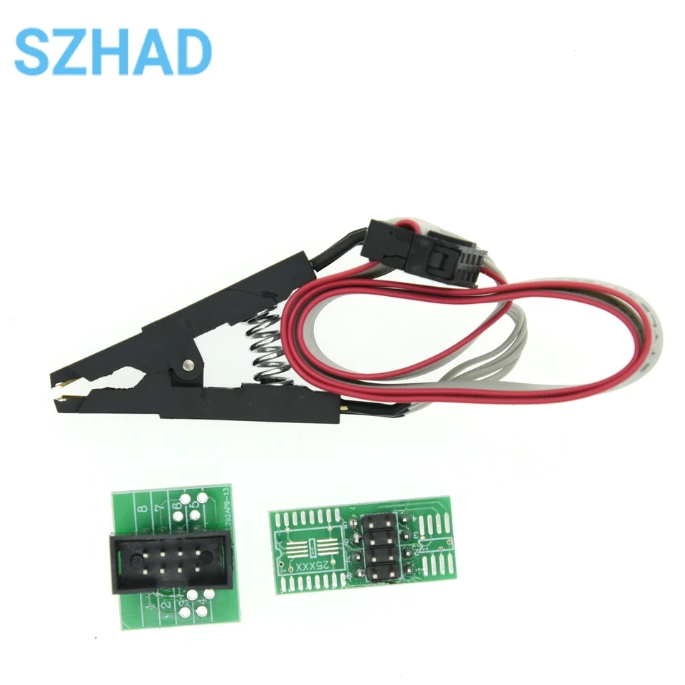 SOIC8 SOP8 Test Clip For EEPROM 93CXX/25CXX/24CXX in-circuit programming on USB Programmer TL866CS TL866A EZP2010