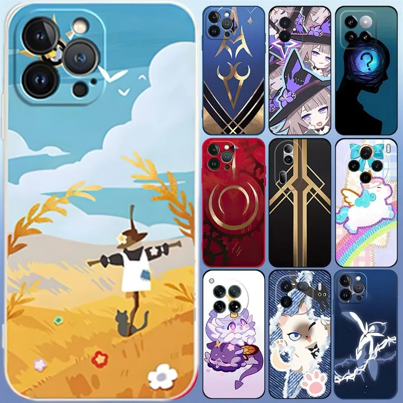 Hot Honkai:Star Rail New Character Chrysos Heirs Exclusive Silicone Soft Cover For iPhone 11-14Pro Cushion Shockproof Phone Case