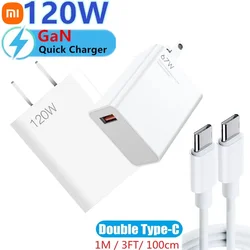 Xiaomi Original 120W Charger EU QC 3.0 67W Fast Turbo Charge 6A Type C Cable For Xiaomi Redmi Note 13 12 POCO X5 M4 Pro Pad 6