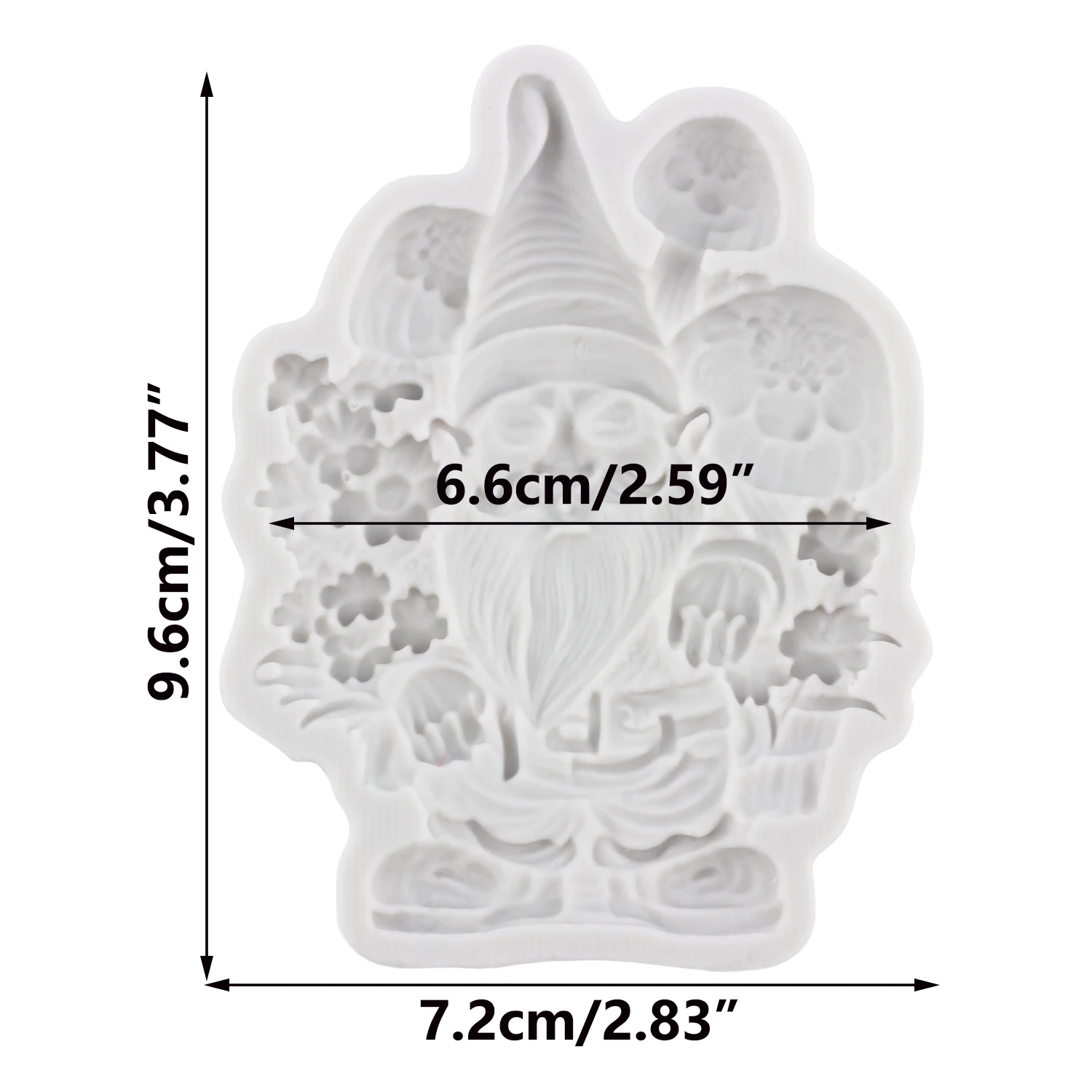 Christmas Gnomes Silicone Molds Santa Claus Fondant Cake Decorating Tools Cupcake Topper Chocolate Craft Gum Paste Polymer Clay