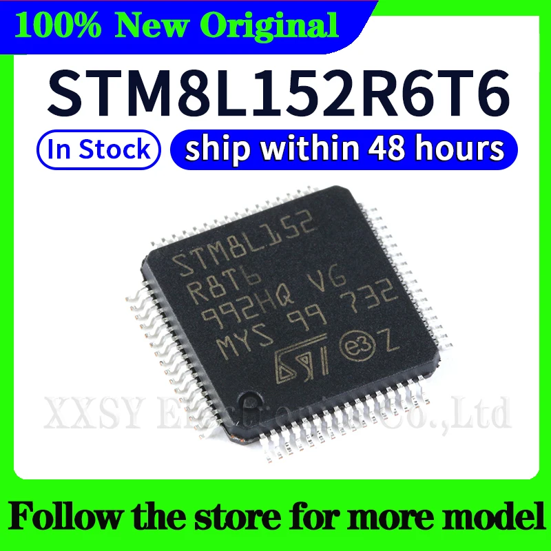

STM8L152R6T6 В наличии