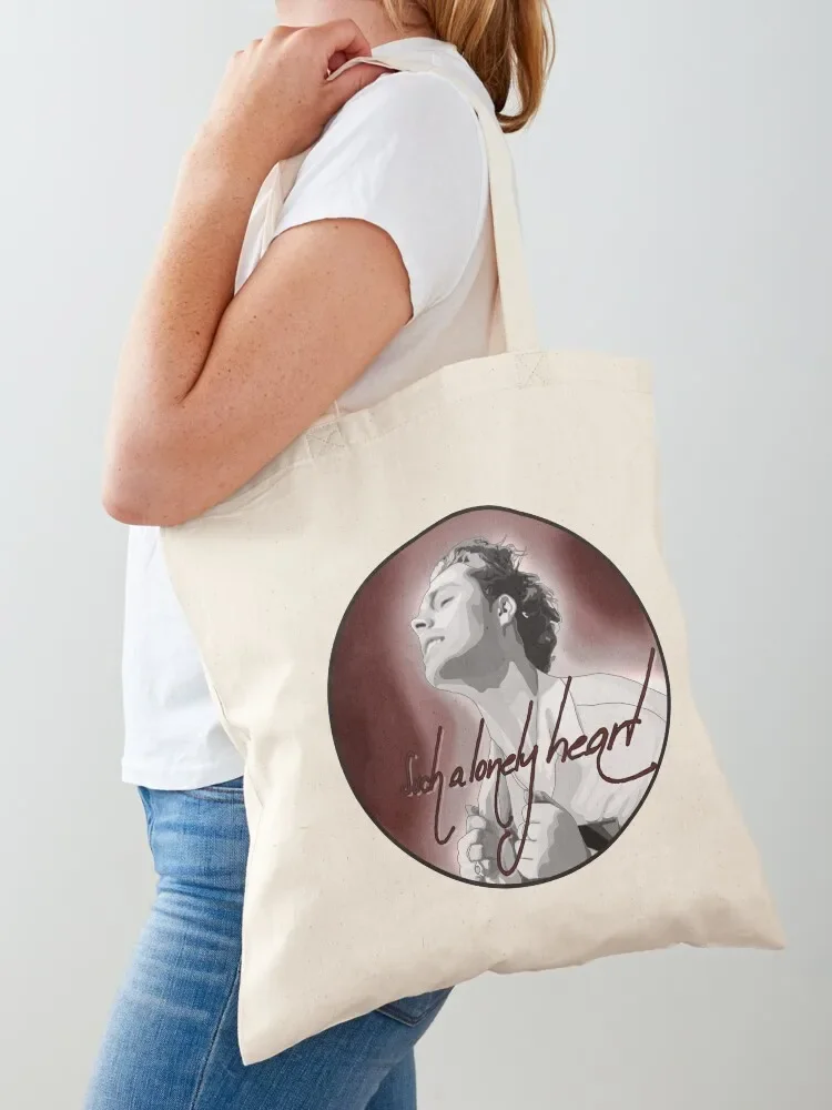 Luke Hemmings Lonely Hearts Artwork Tote Bag canvas tote bags reusable shopping bag Reusable bags Tote Bag