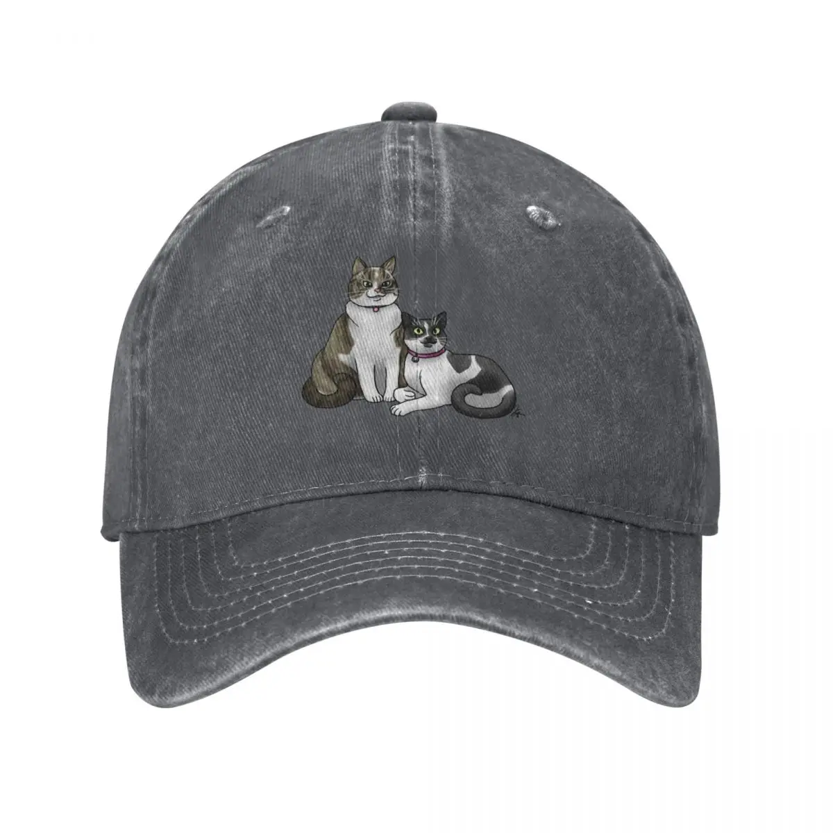 

Cat - Custom - Lily and Judy Baseball Cap Fishing cap Sun Hat For Children Sports Cap Wild Ball Hat Men Women's