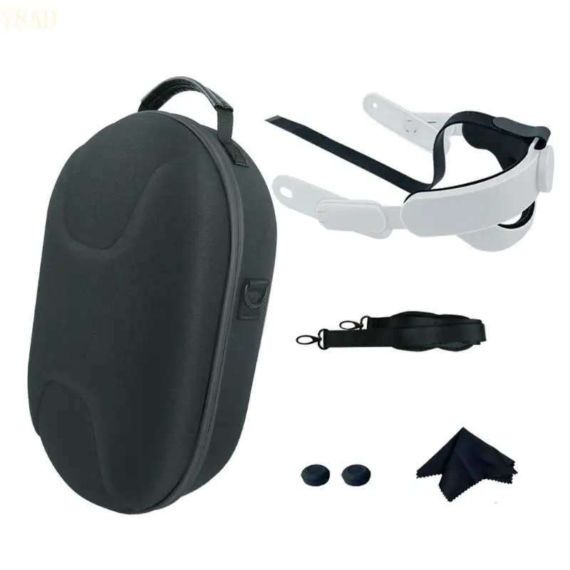 

Y8AD Комфортный повязка на голову K3 Head Besp с чистящей тканью для Quest 3