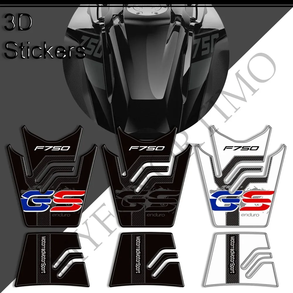 Voor Bmw F750GS F750 Adventure 2019-2023 Motorfiets Tank Pad Stickers Decals Grips Gas Side Stookolie Kit Knie bescherming