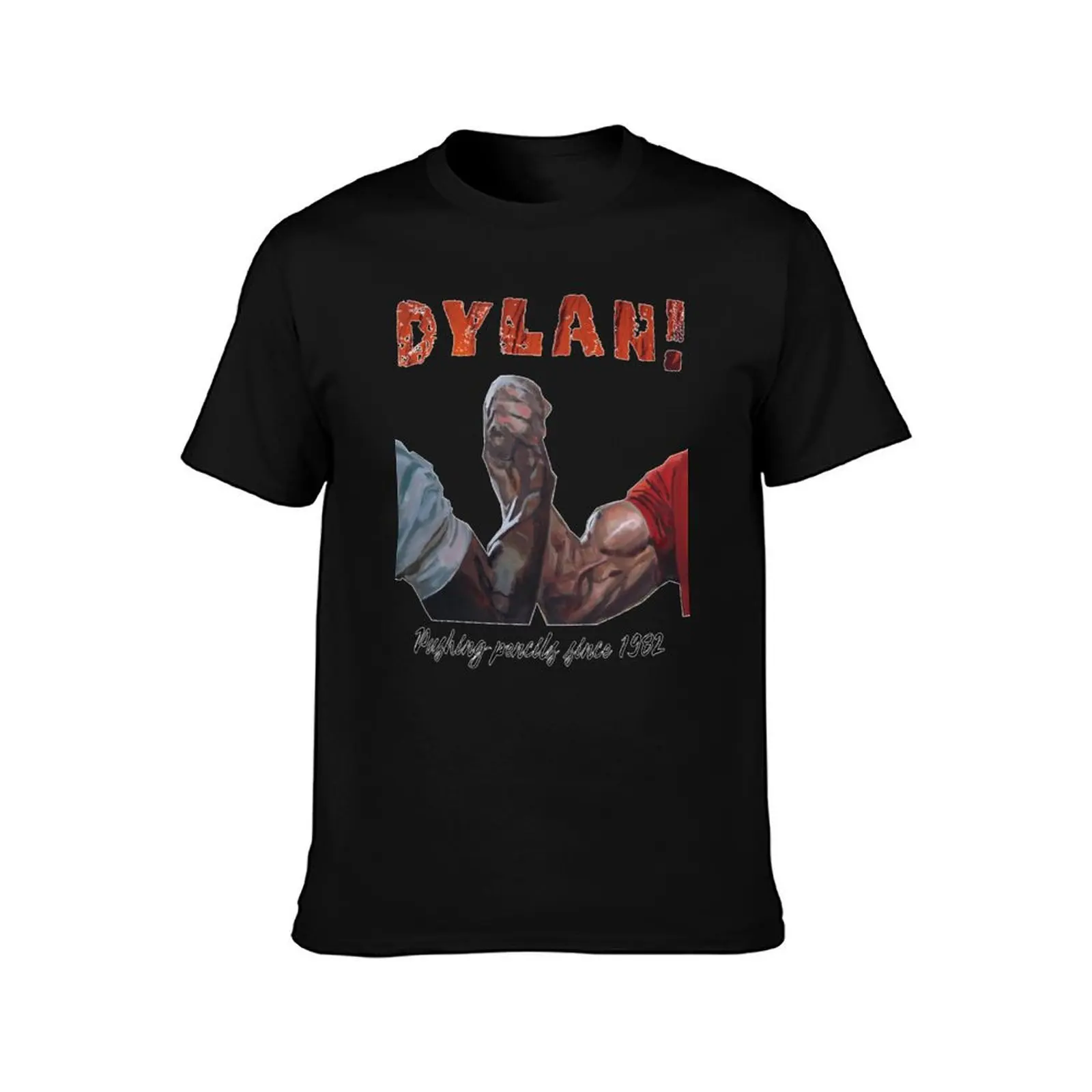 Dylan Predator Handshake - Pushing Pencils T-Shirt All Match Basic Short Sleeve Top T-Shirt