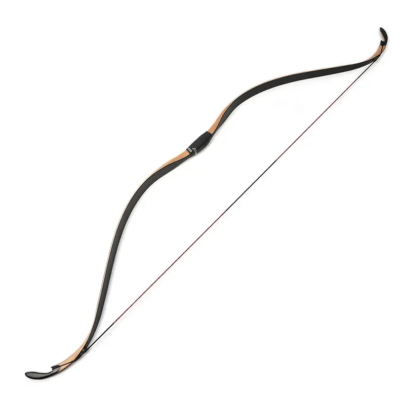 Archery Recurve Bow 20-45lbs Laminated Traditional Longbow Bow Powerful Wooden for Arrow Shooting Hunting Practrice Accessories