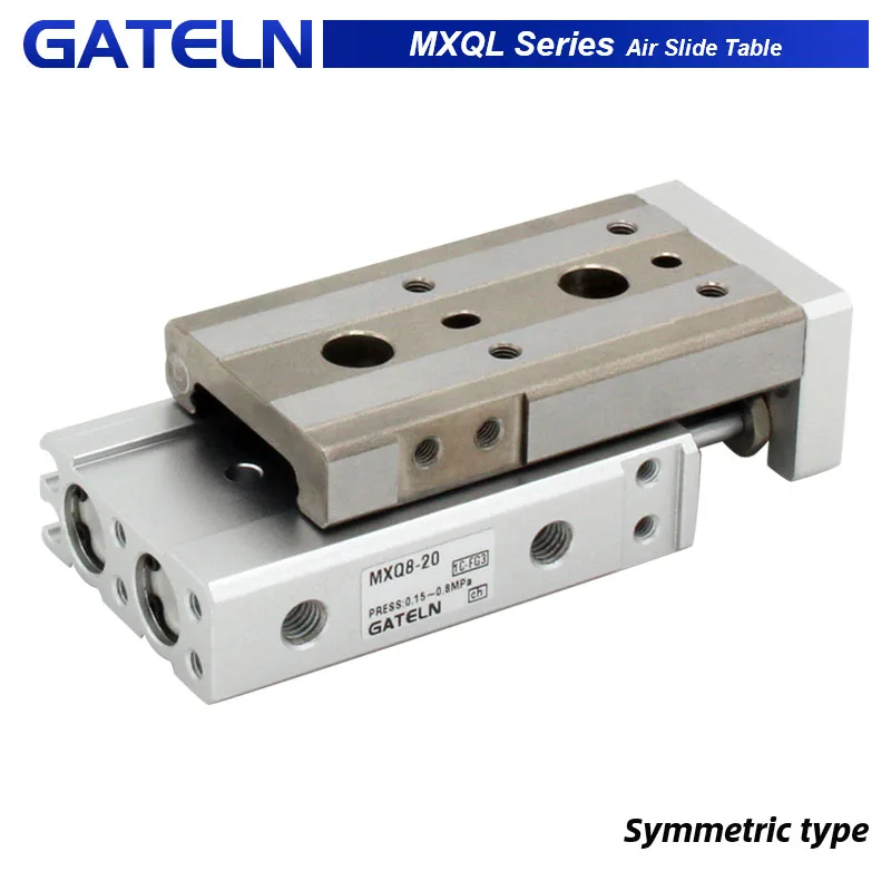 

Пневматический направляющий стол, двойной шток, направляющий пневматический цилиндр MXQ6L MXQ8L MXQ12L MXQ16L MXQ20L MXQ25L