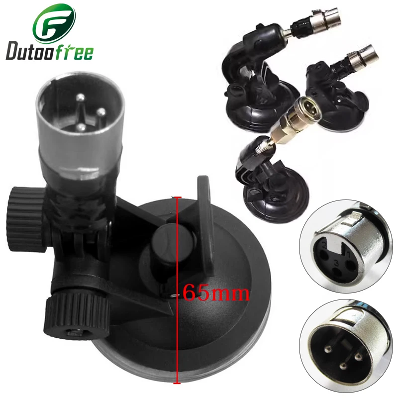 Telescopic Machine Accessories Suction Cup Male And Female Head Keel 3XLR XLR Connector Multi Attachments Optional