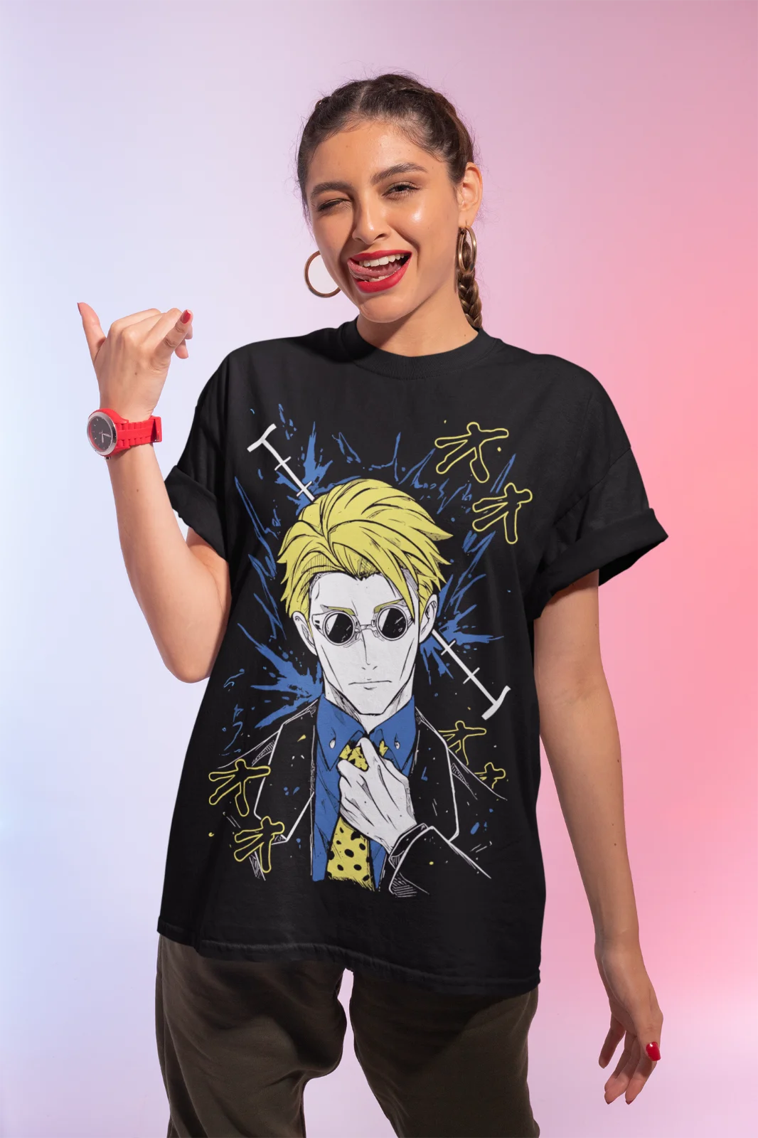 Jujutsu Kaisen Nanami Kento Anime Jjk T-Shirt Gojo Satoru Geschenk Shirt weiches T-Shirt