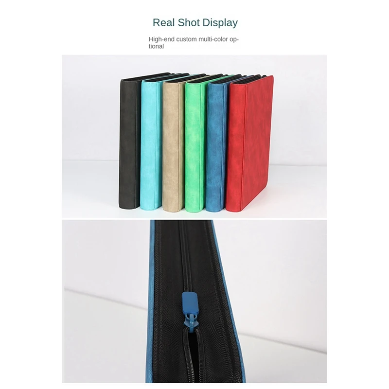 Top-216 Card Slots Large Capacity Hard Card Holder Card Collection Card Book Waterproof & Dustproof