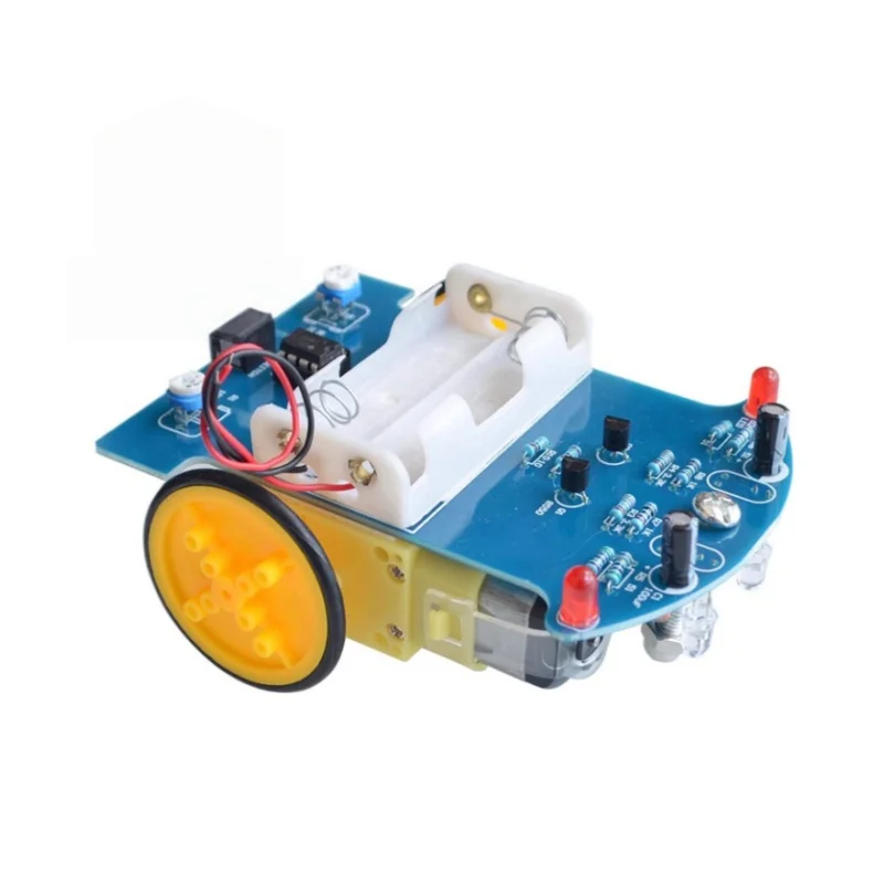 D2-1 DIY Kit Intelligent Tracking Line Smart Car Kit TT Motor Electronic DIY Kit Smart Patrol Automobile Parts DIY Electronic