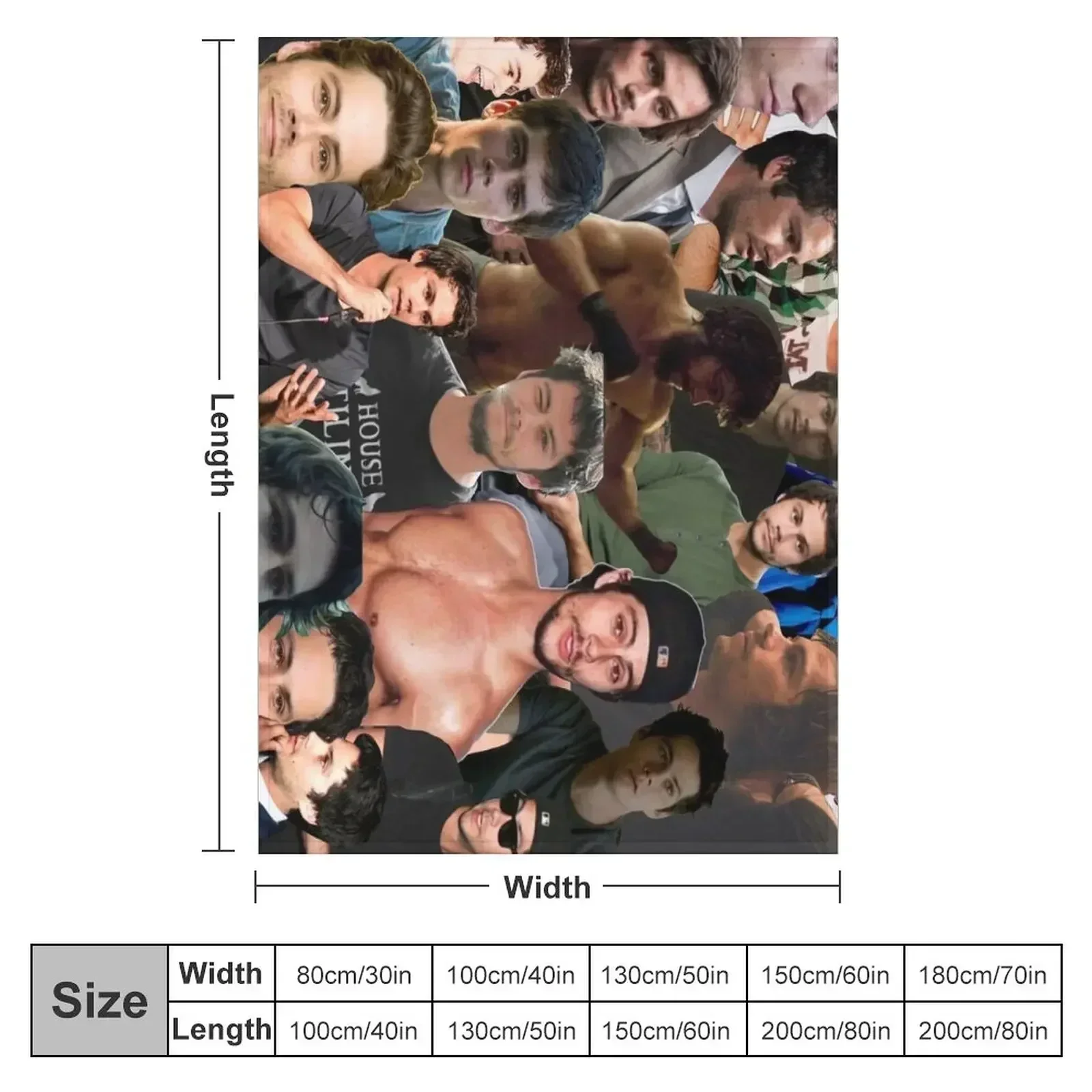 Dylan O’Brien Photo Collage Throw Blanket Kid'S Picnic For Decorative Sofa Luxury St Thins Retros Blankets